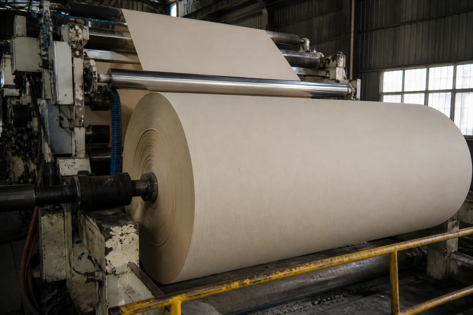 Natural bamboo kitchen towel jumbo roll