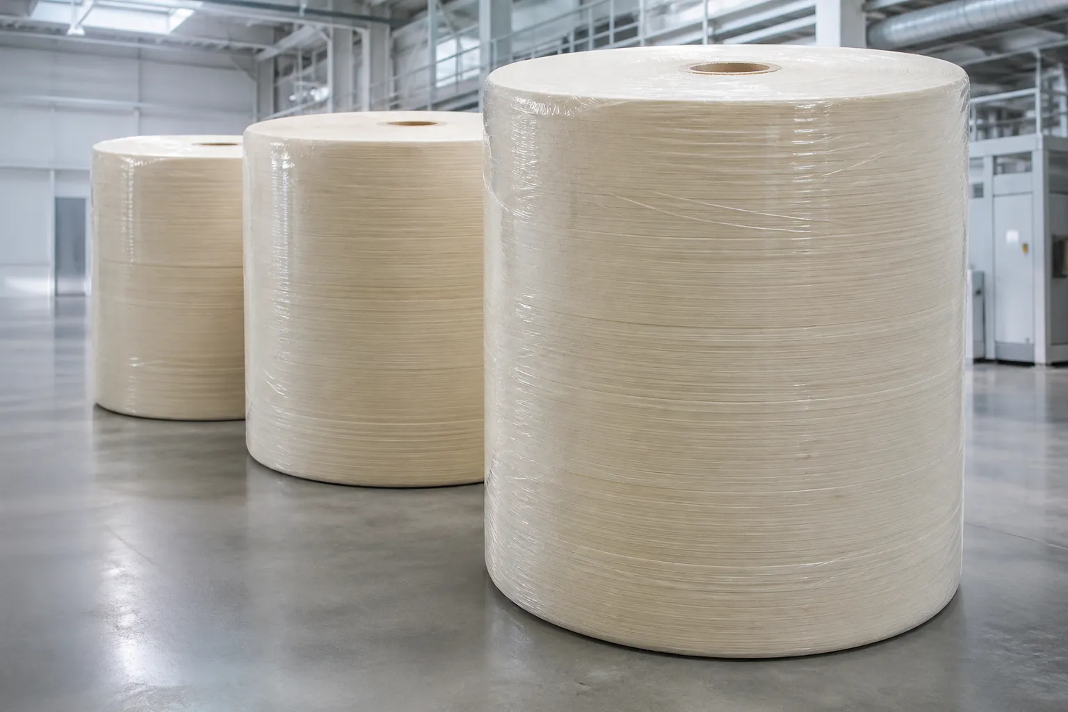 Natural kitchen towel jumbo rolls in bulk