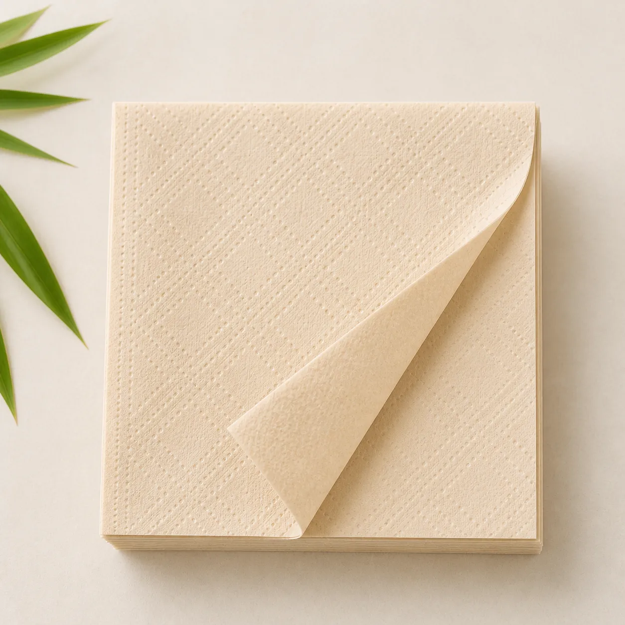 Natural Bamboo Paper Napkins