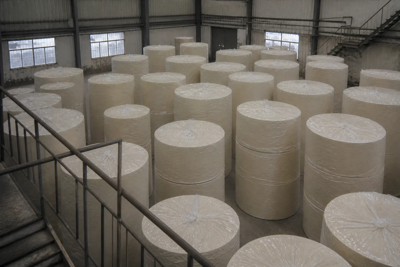 Bamboo facial tissue jumbo rolls in bulk
