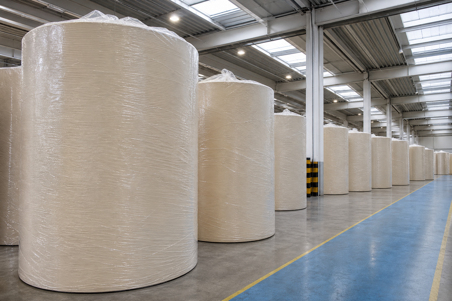 Bamboo hand towel jumbo roll for converting