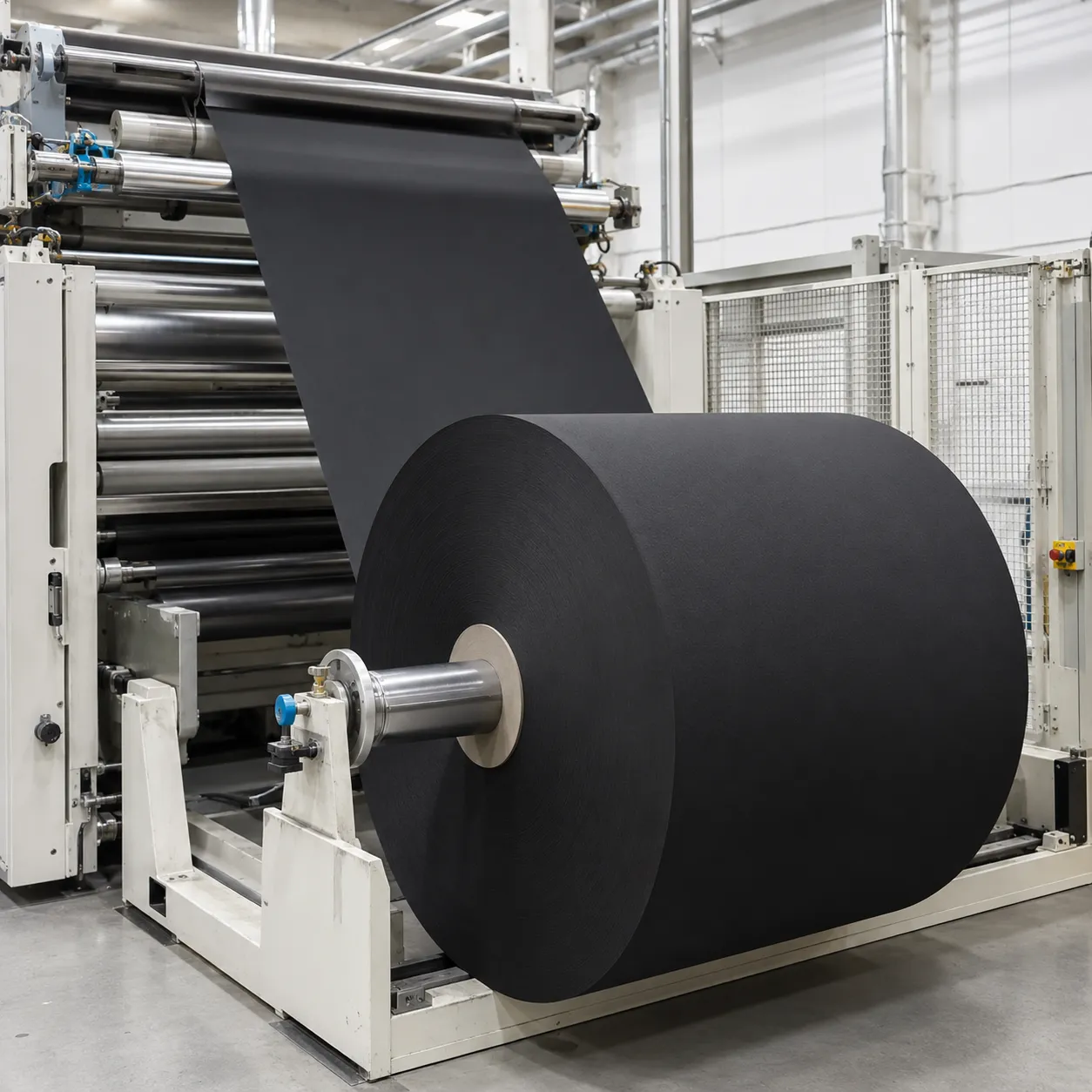 Black napkin paper jumbo roll