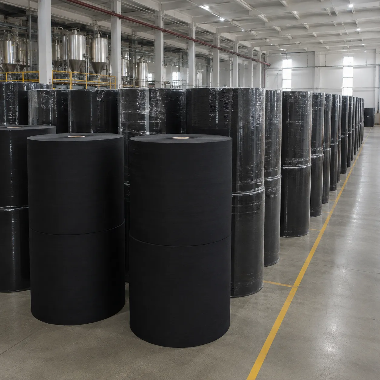 black napkin tissue jumbo roll