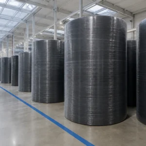 Black toilet tissue jumbo roll