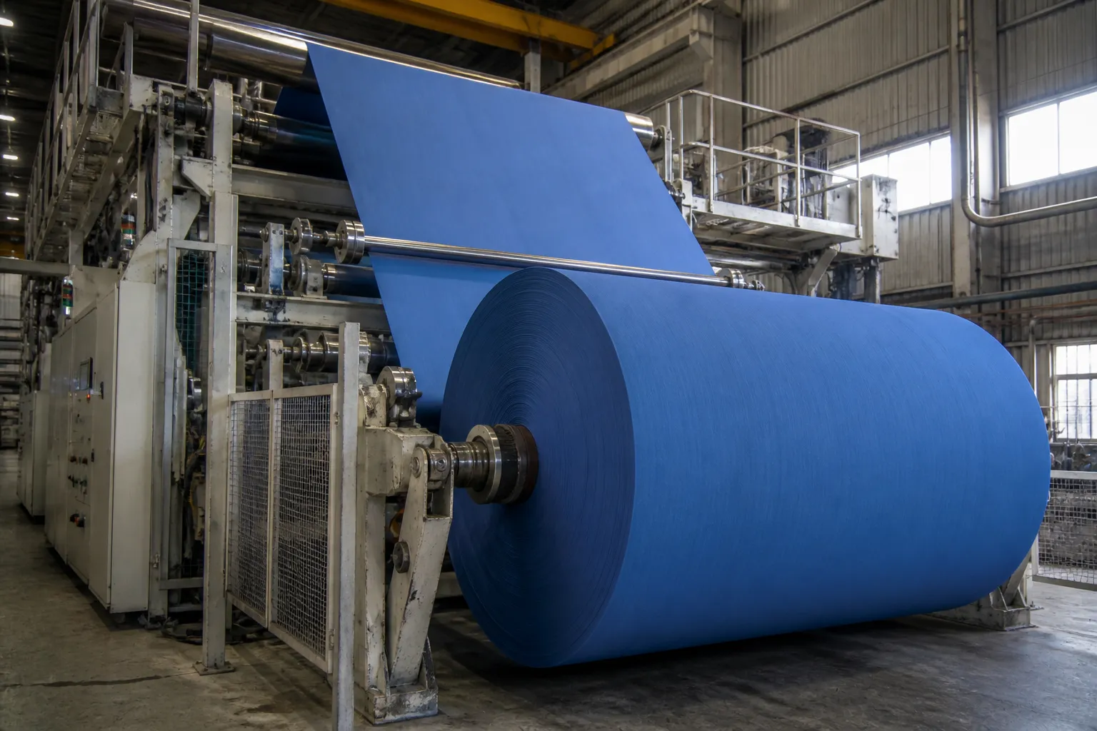 Dark blue hand towel jumbo roll