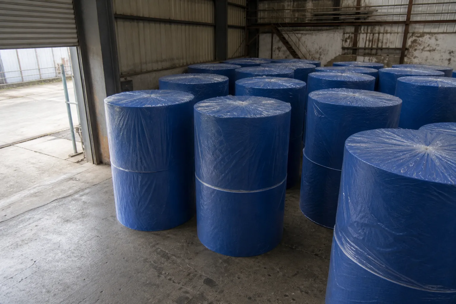 Dark blue hand towel jumbo rolls in bulk