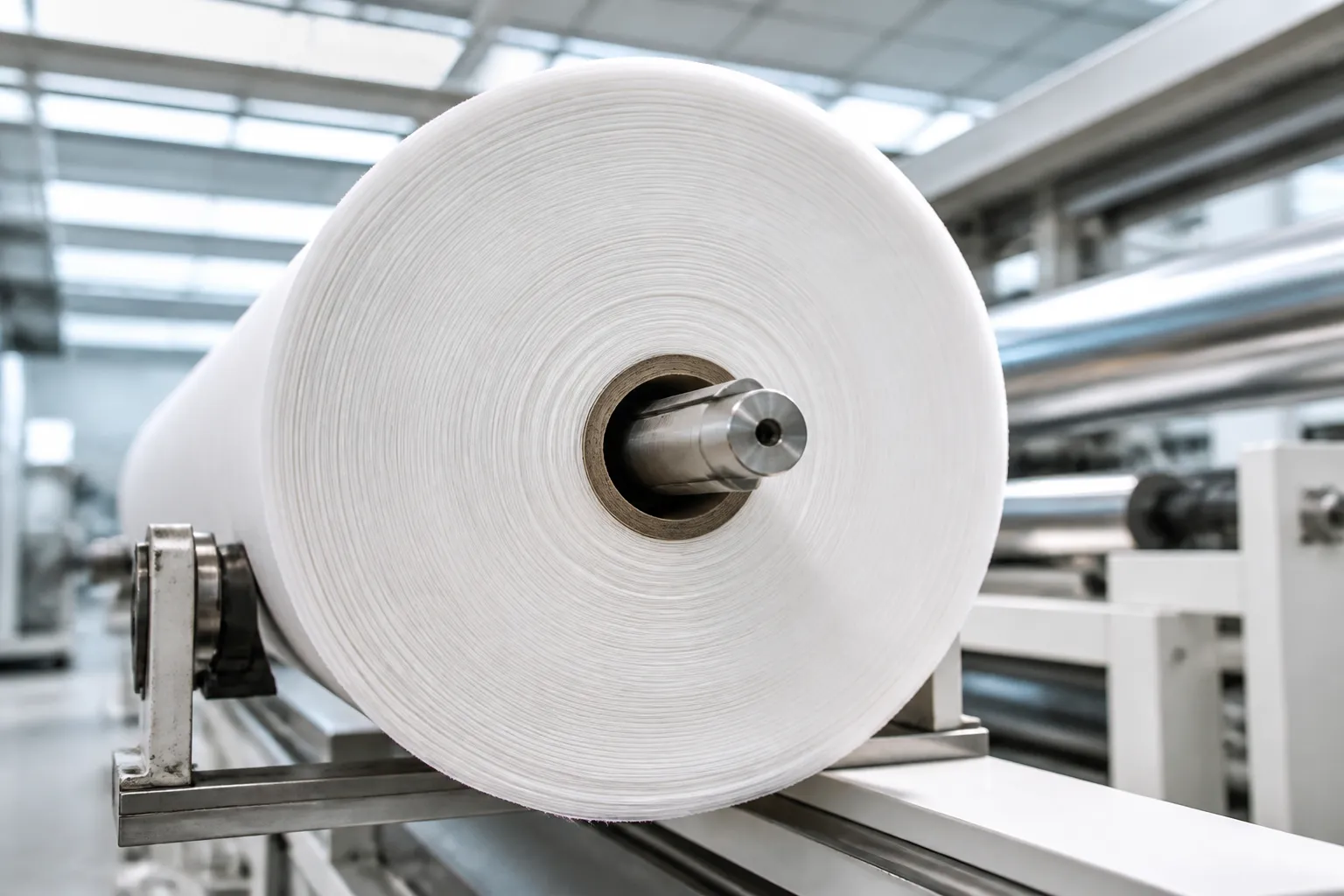 High absorbency white kitchen towel jumbo roll