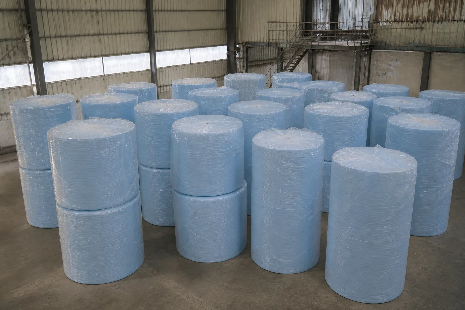 Light blue kitchen towel jumbo roll