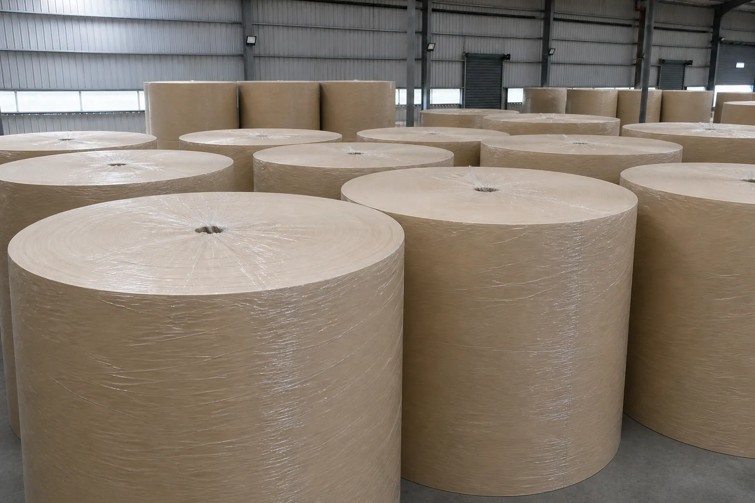 Natural color tissue jumbo roll for napkin production