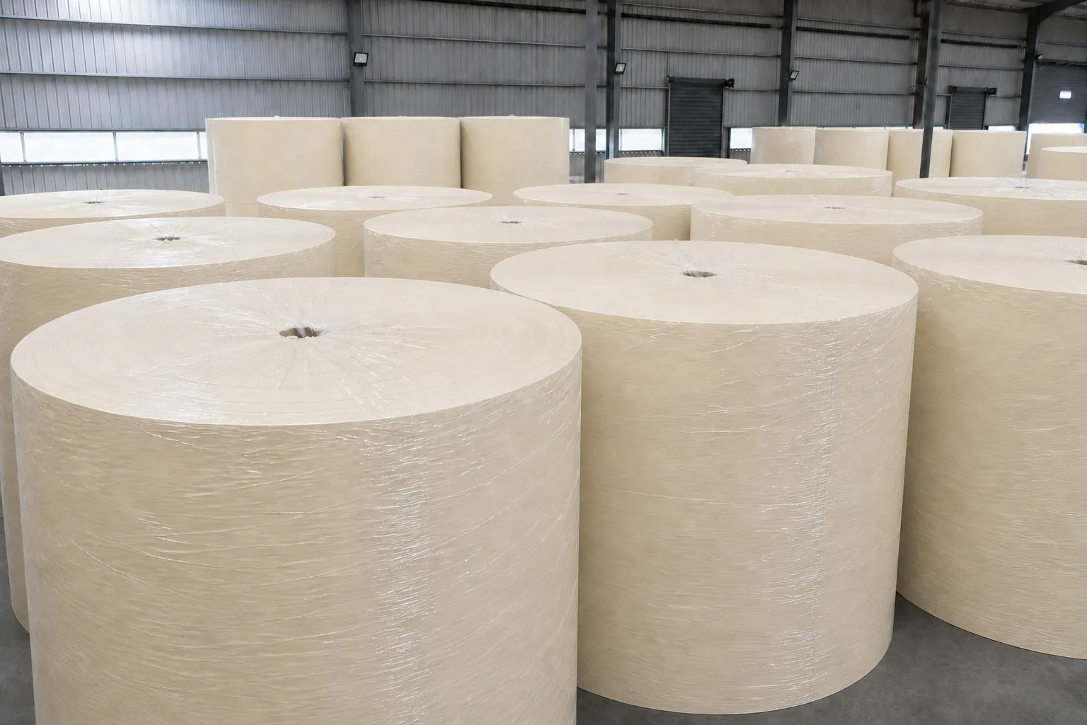 Natural bamboo napkin paper jumbo roll