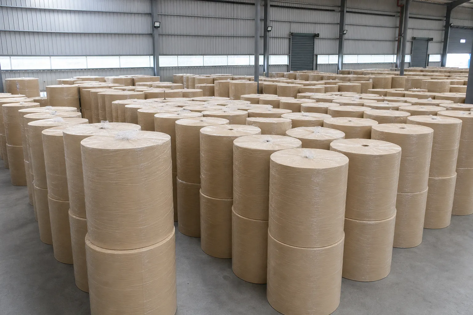 Bamboo tissue parent roll for paper napkins