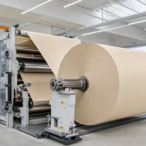 Natural bamboo toilet tissue jumbo roll
