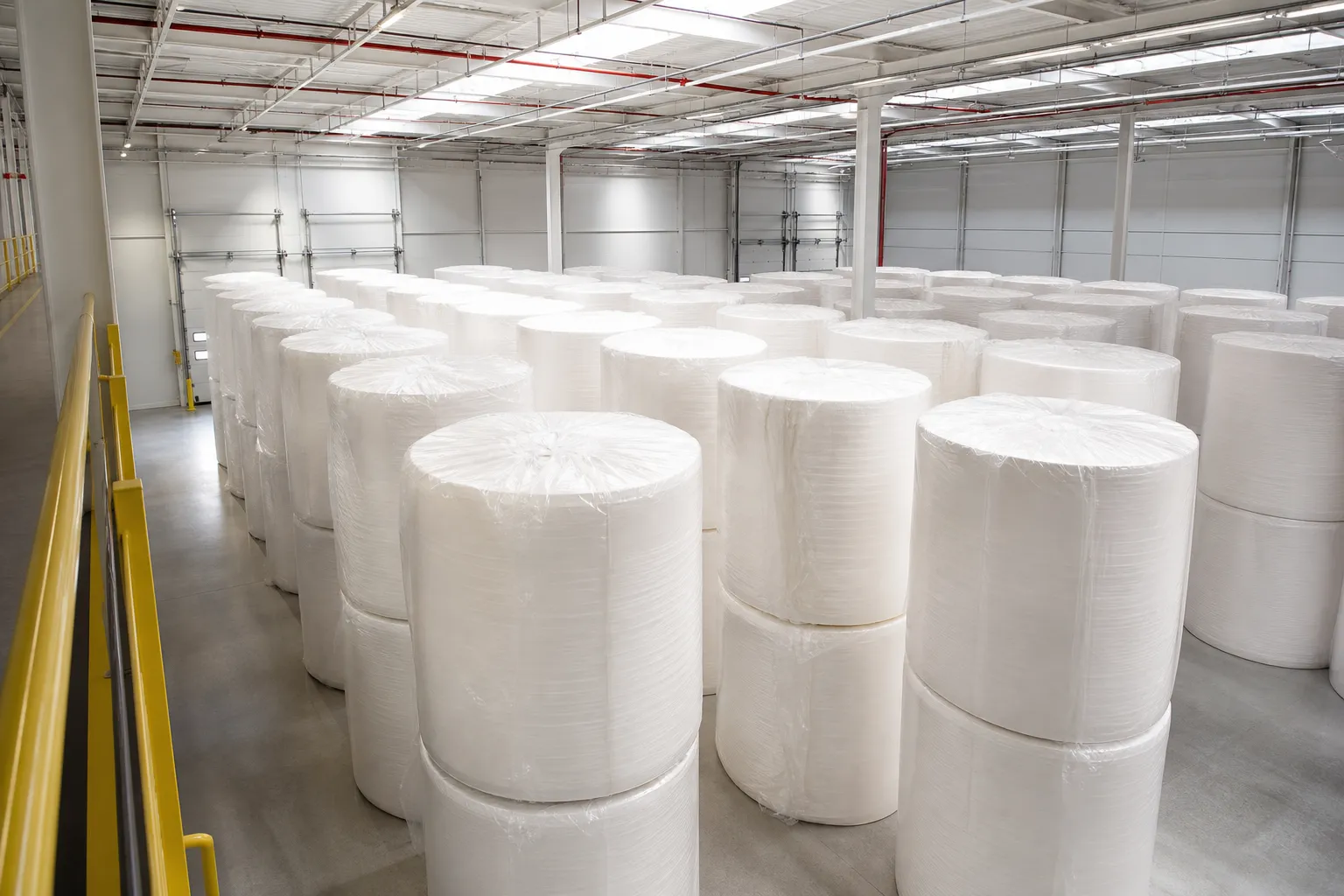 White kitchen towel jumbo roll