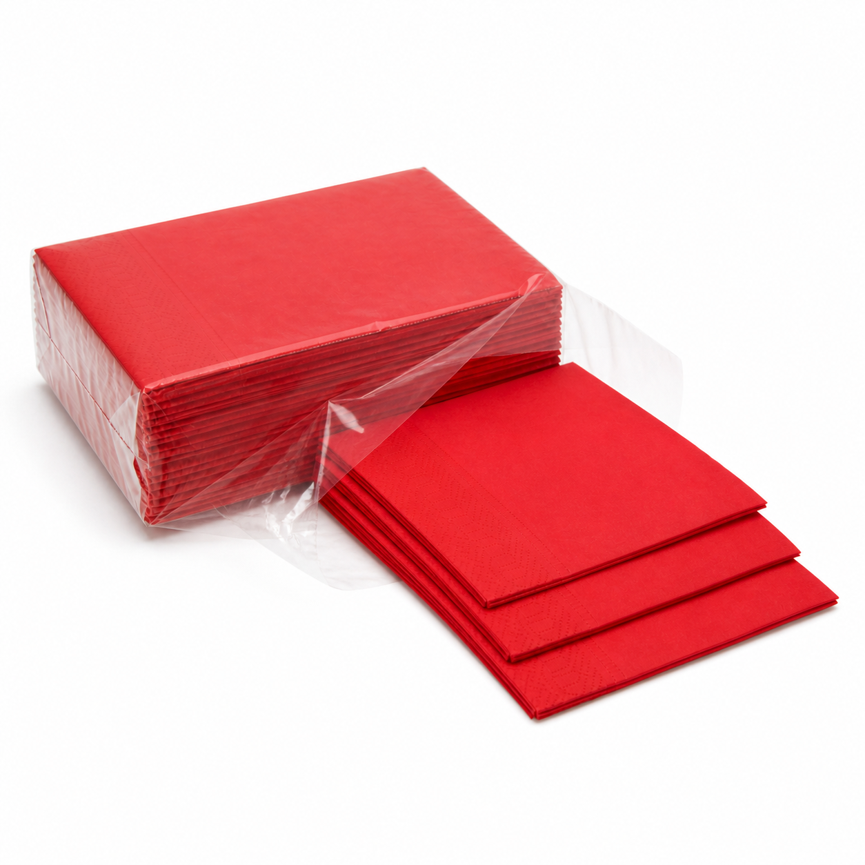 Colored Red Paper Napkins