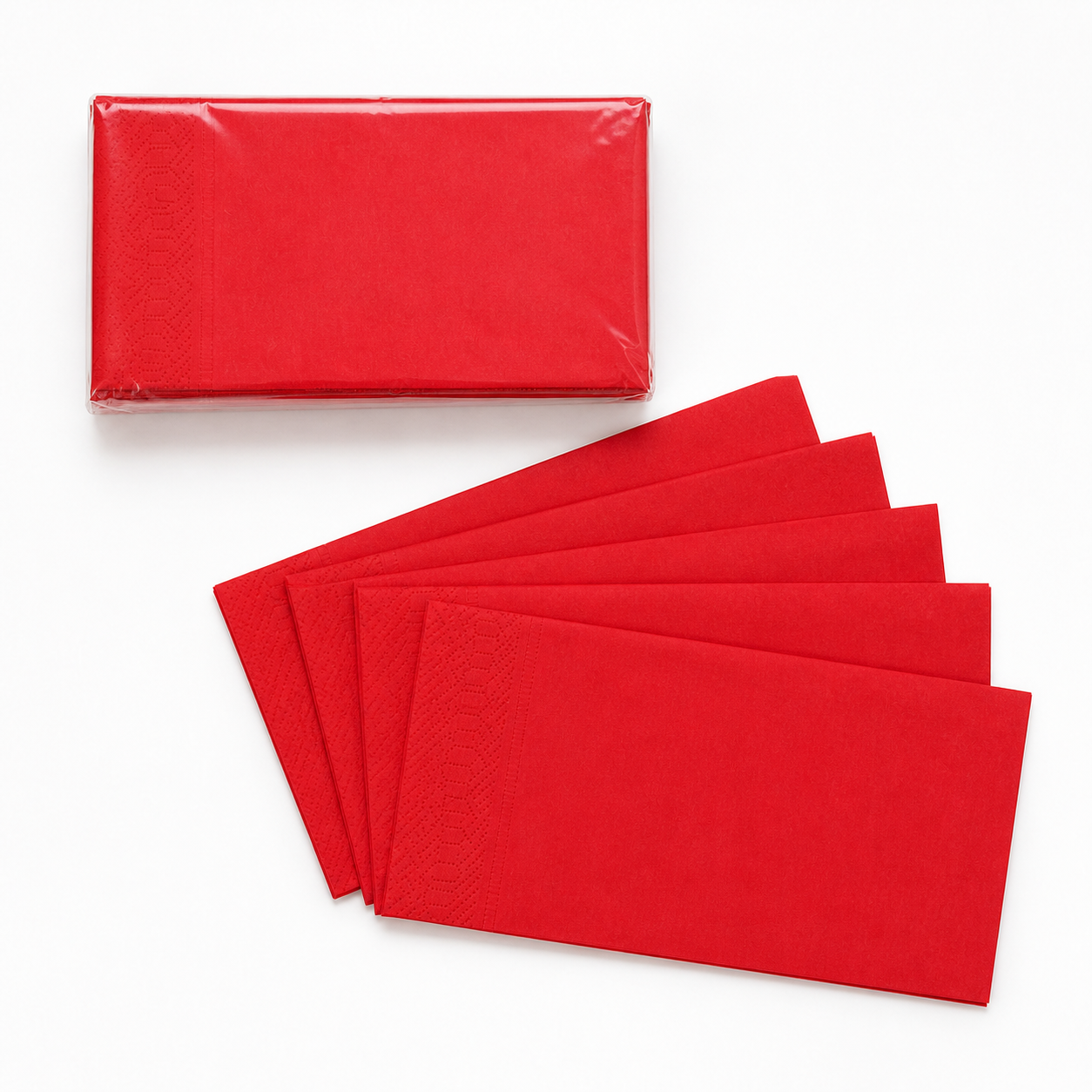 Colored Red Paper Napkins