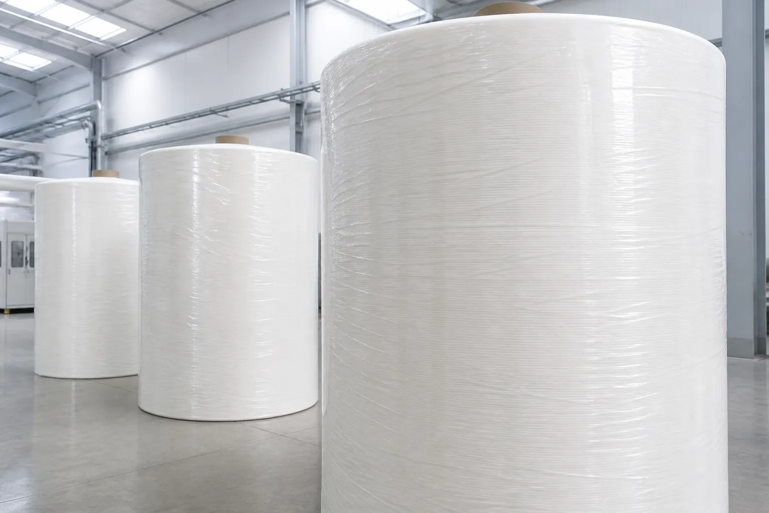 White hand towel jumbo rolls in bulk