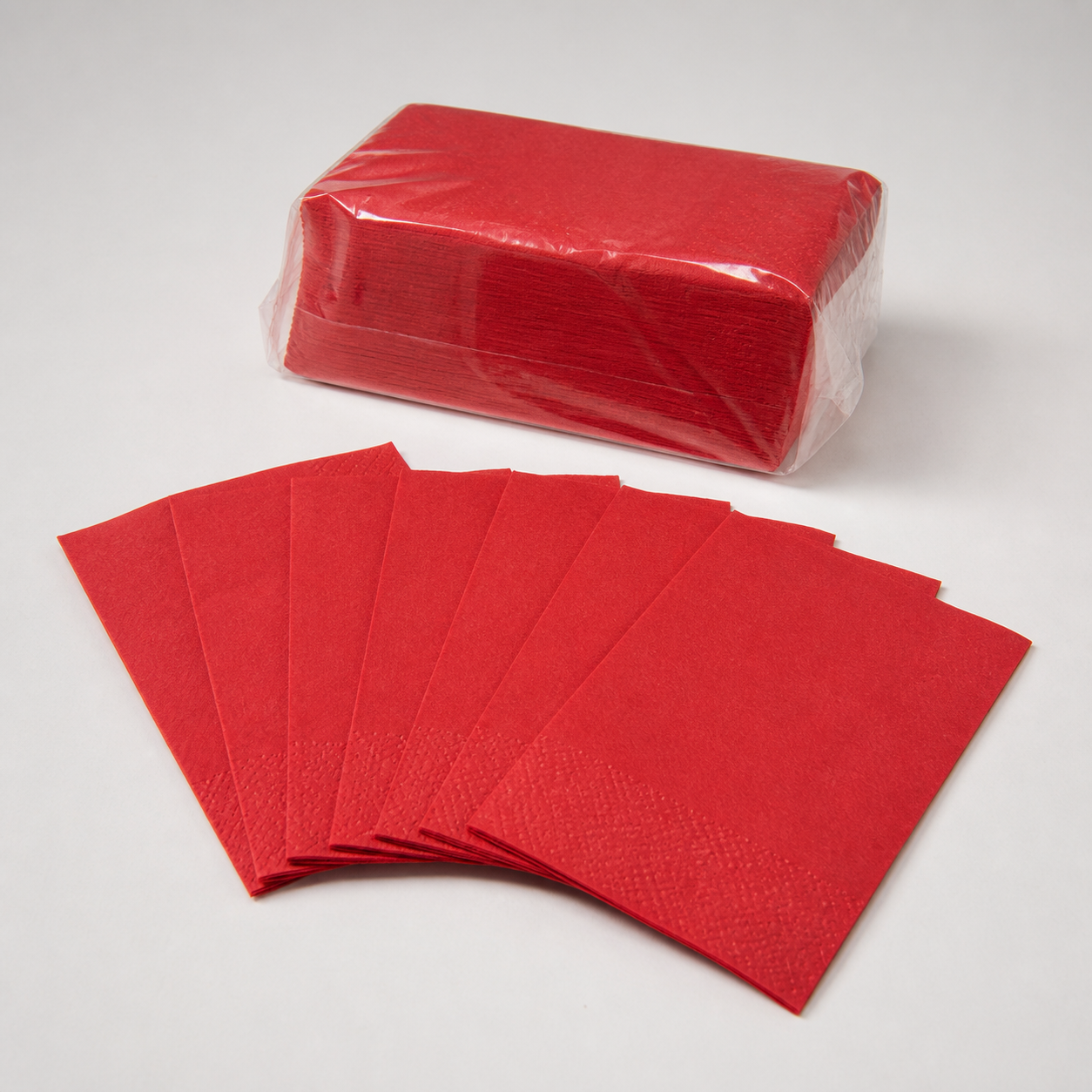 Colored Red Paper Napkins
